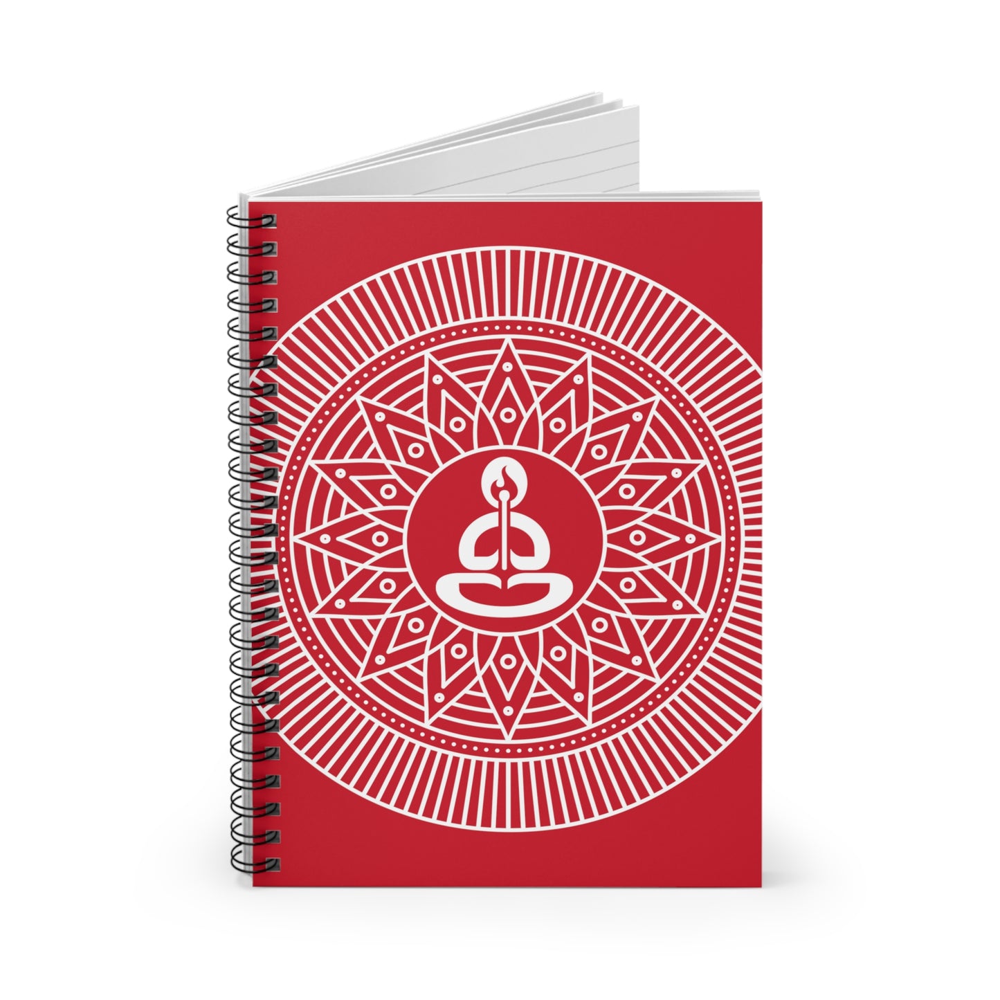 Spiritual Hooligan Mandala Style 1 Spiral Notebook - Ruled Line