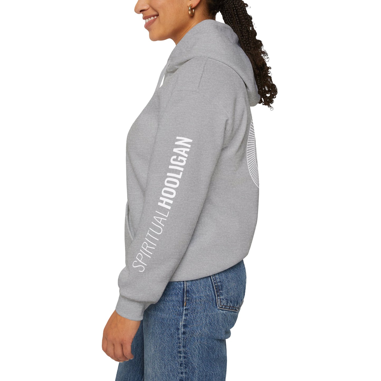 Spiritual Hooligan Left Arm & Back Mandala Heavy Blend™ Hooded Sweatshirt