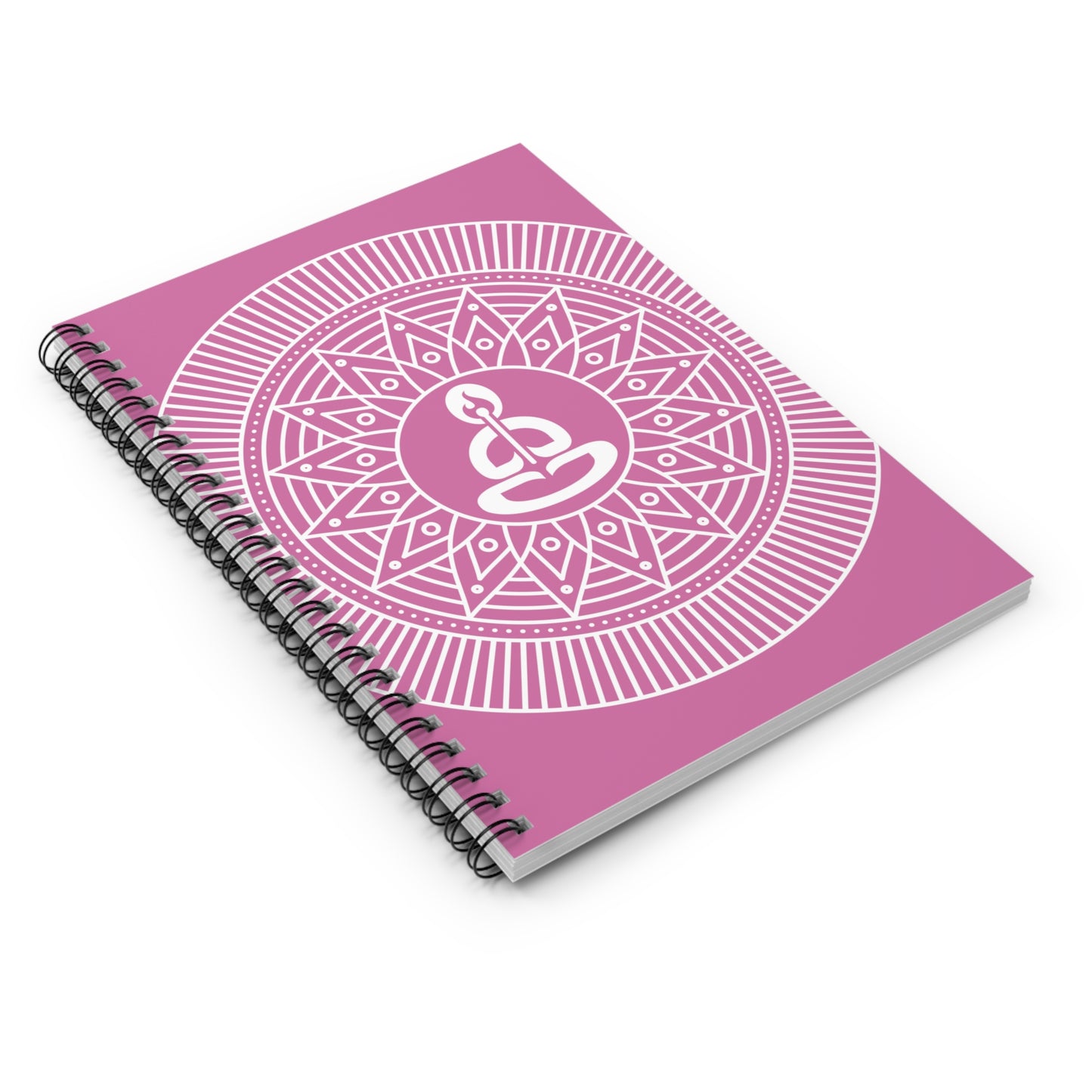 Spiritual Hooligan Mandala Style 1 Spiral Notebook - Ruled Line