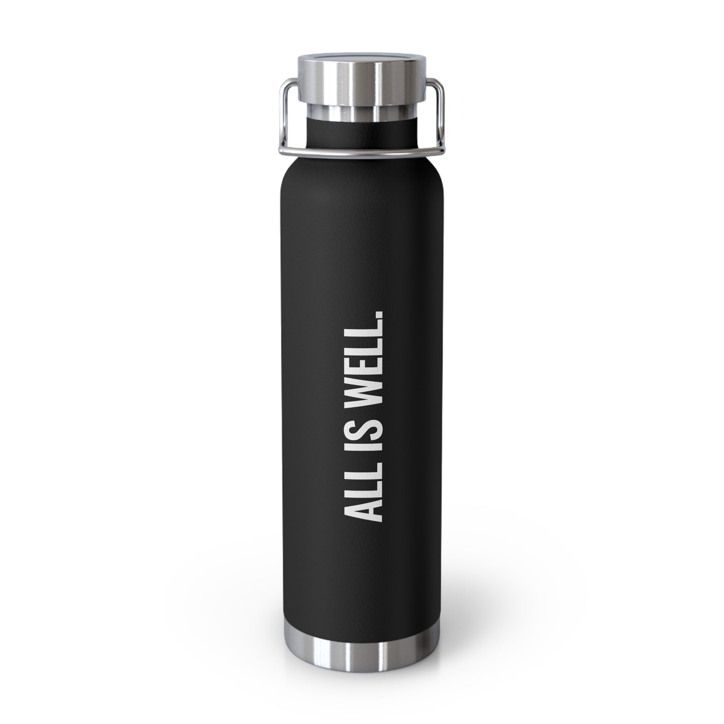 All Is Well Copper Vacuum Insulated Bottle, 22oz