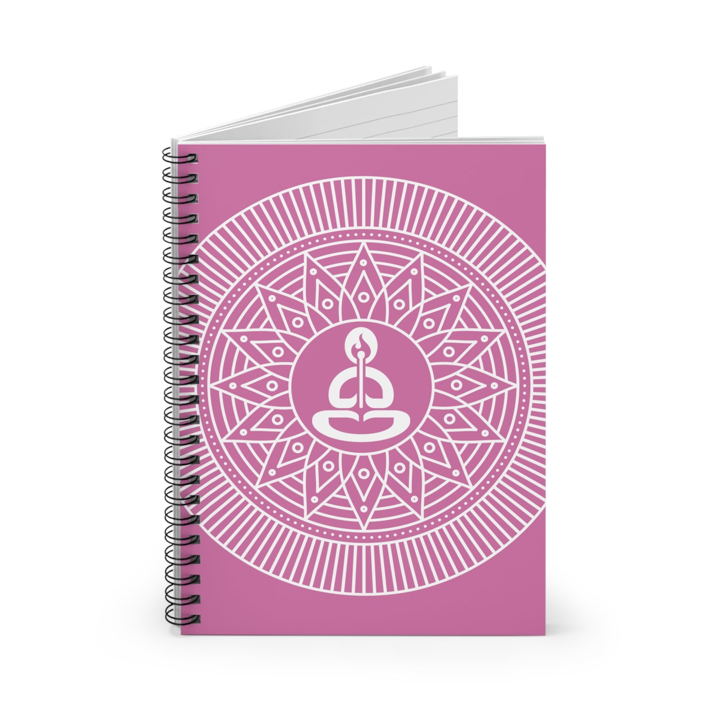 Spiritual Hooligan Mandala Style 1 Spiral Notebook - Ruled Line