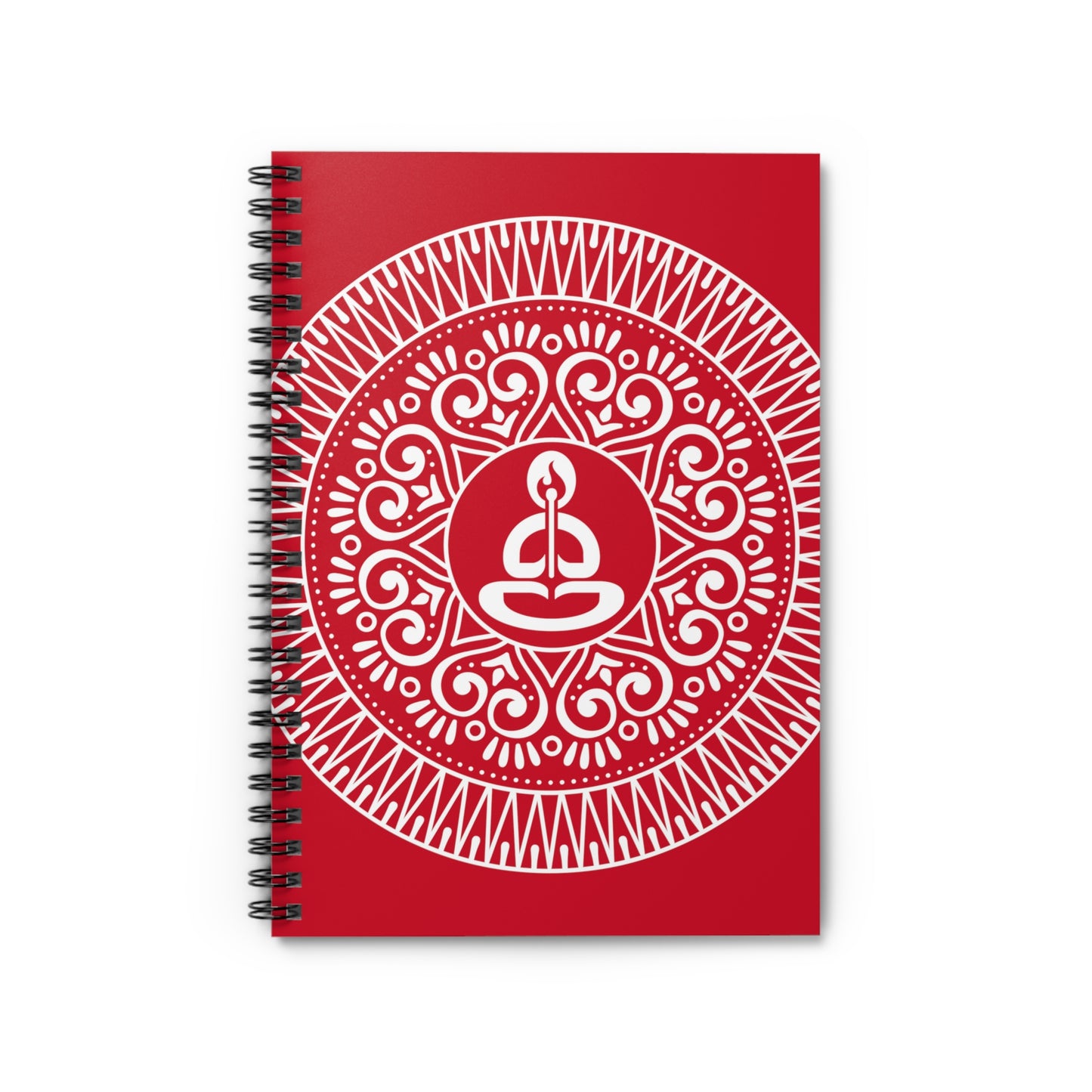 Spiritual Hooligan Mandala Style 2 Spiral Notebook - Ruled Line