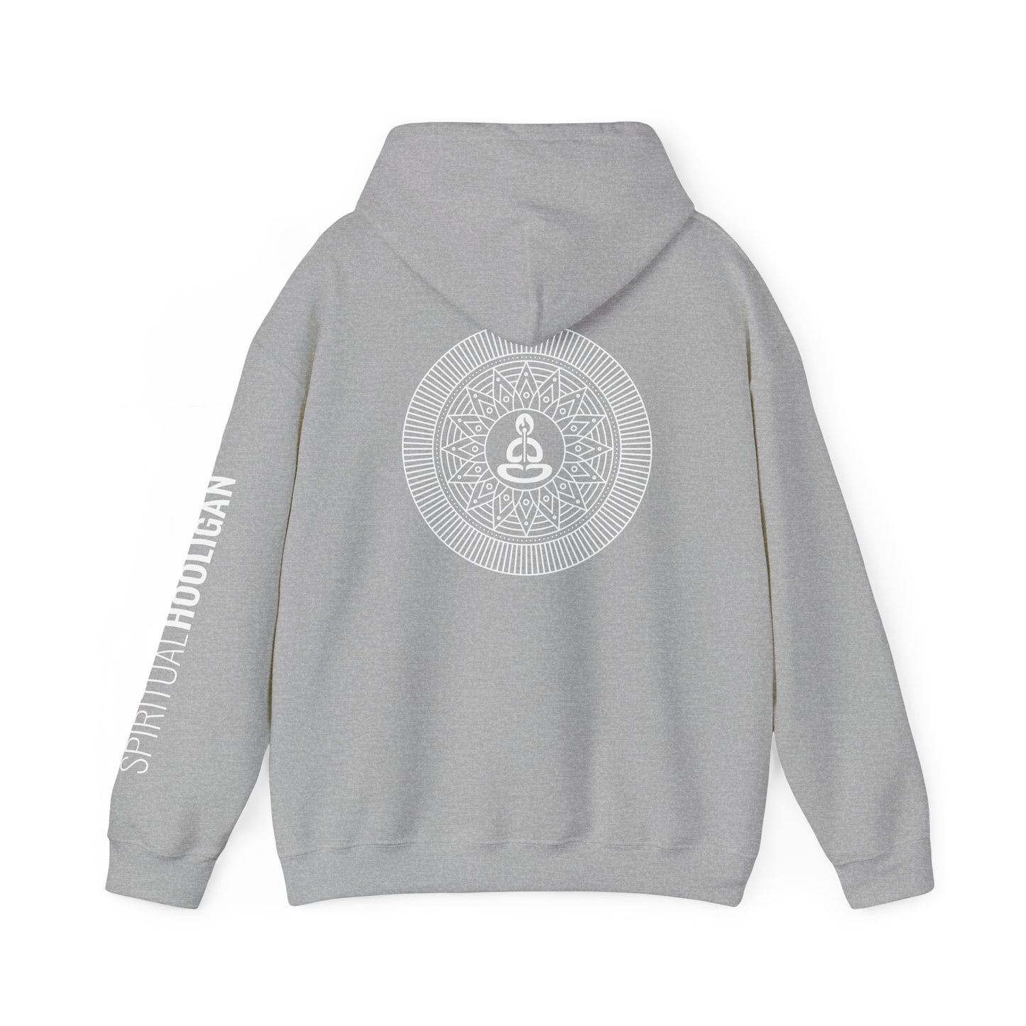 Spiritual Hooligan Left Arm & Back Mandala Heavy Blend™ Hooded Sweatshirt