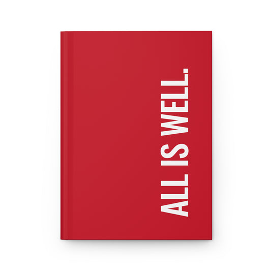 All Is Well Hardcover Journal Matte