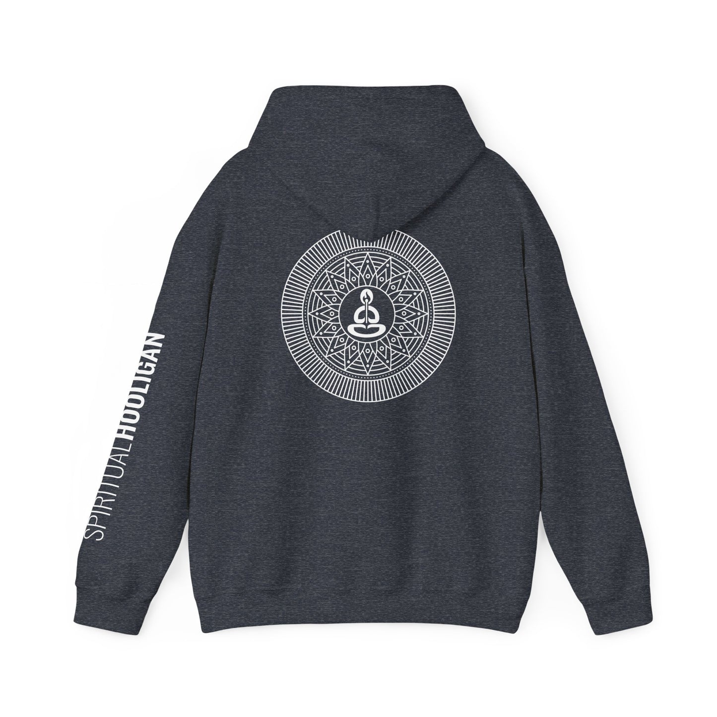 Spiritual Hooligan Left Arm & Back Mandala Heavy Blend™ Hooded Sweatshirt