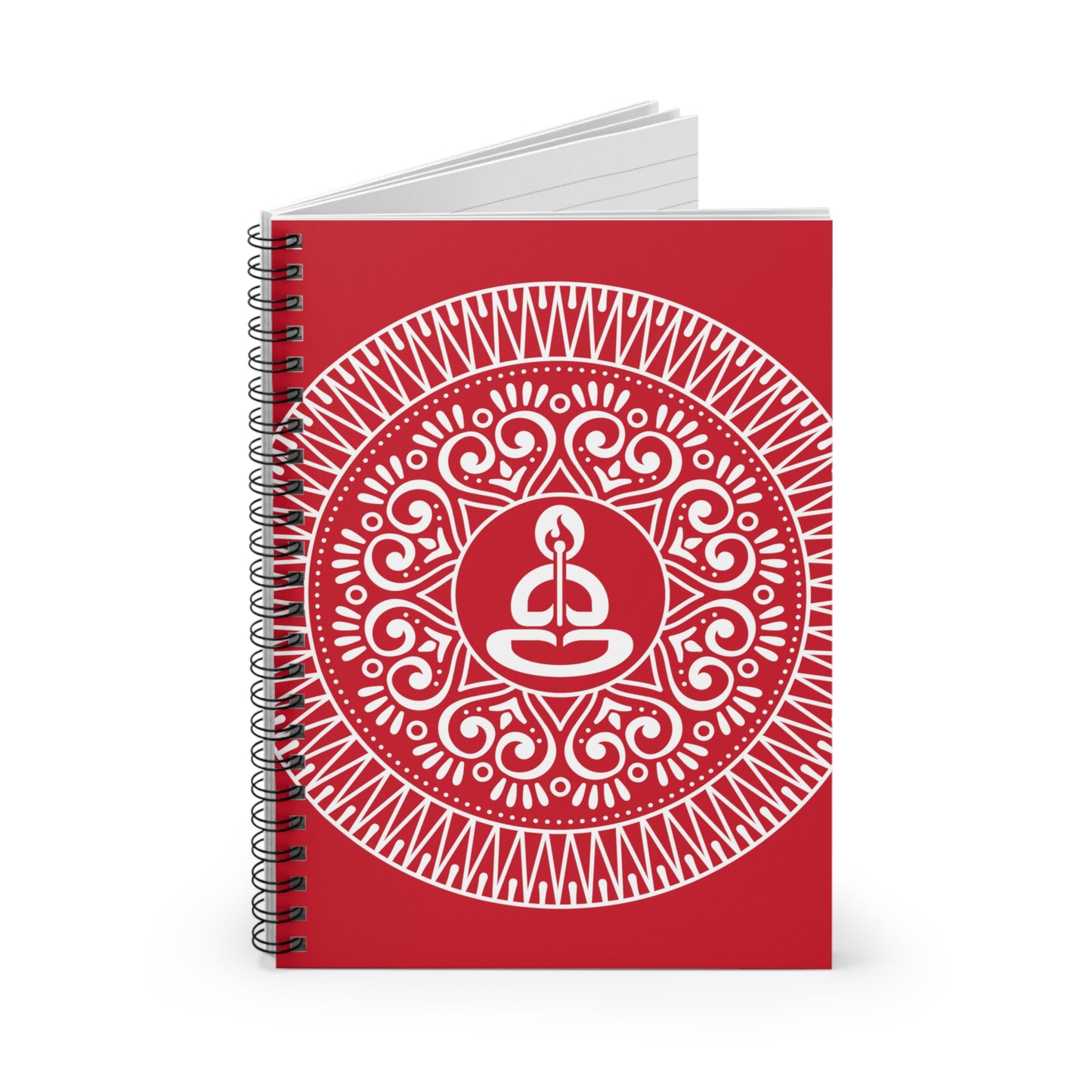 Spiritual Hooligan Mandala Style 2 Spiral Notebook - Ruled Line