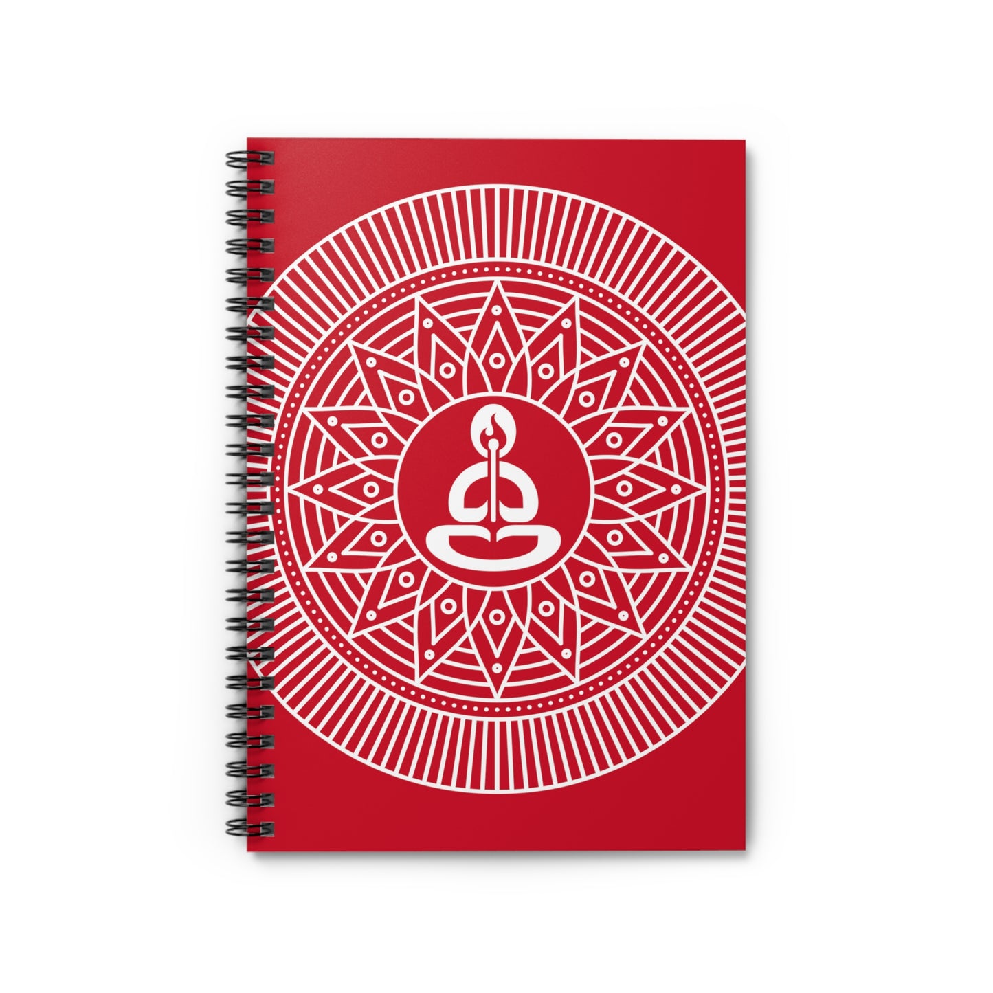 Spiritual Hooligan Mandala Style 1 Spiral Notebook - Ruled Line