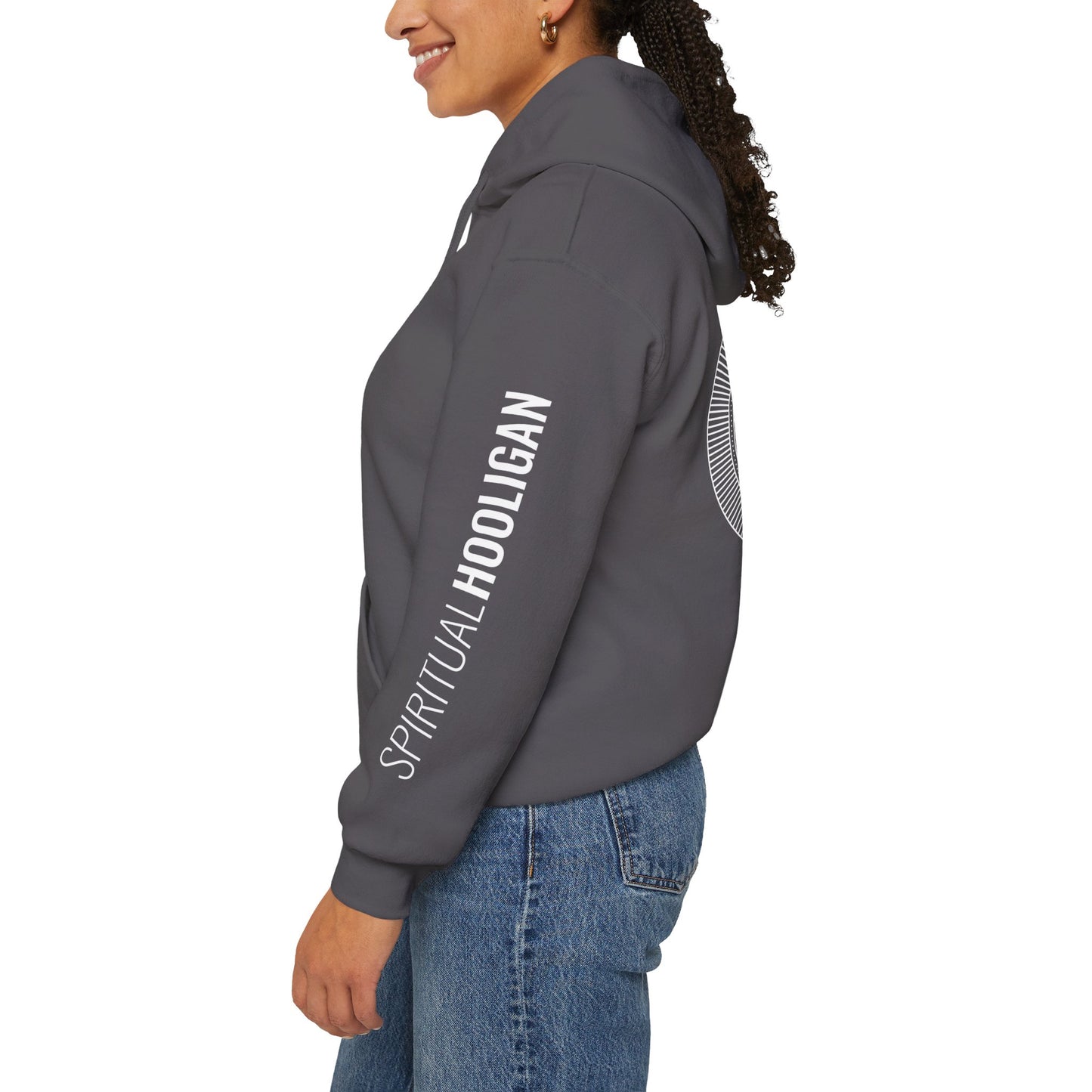 Spiritual Hooligan Left Arm & Back Mandala Heavy Blend™ Hooded Sweatshirt