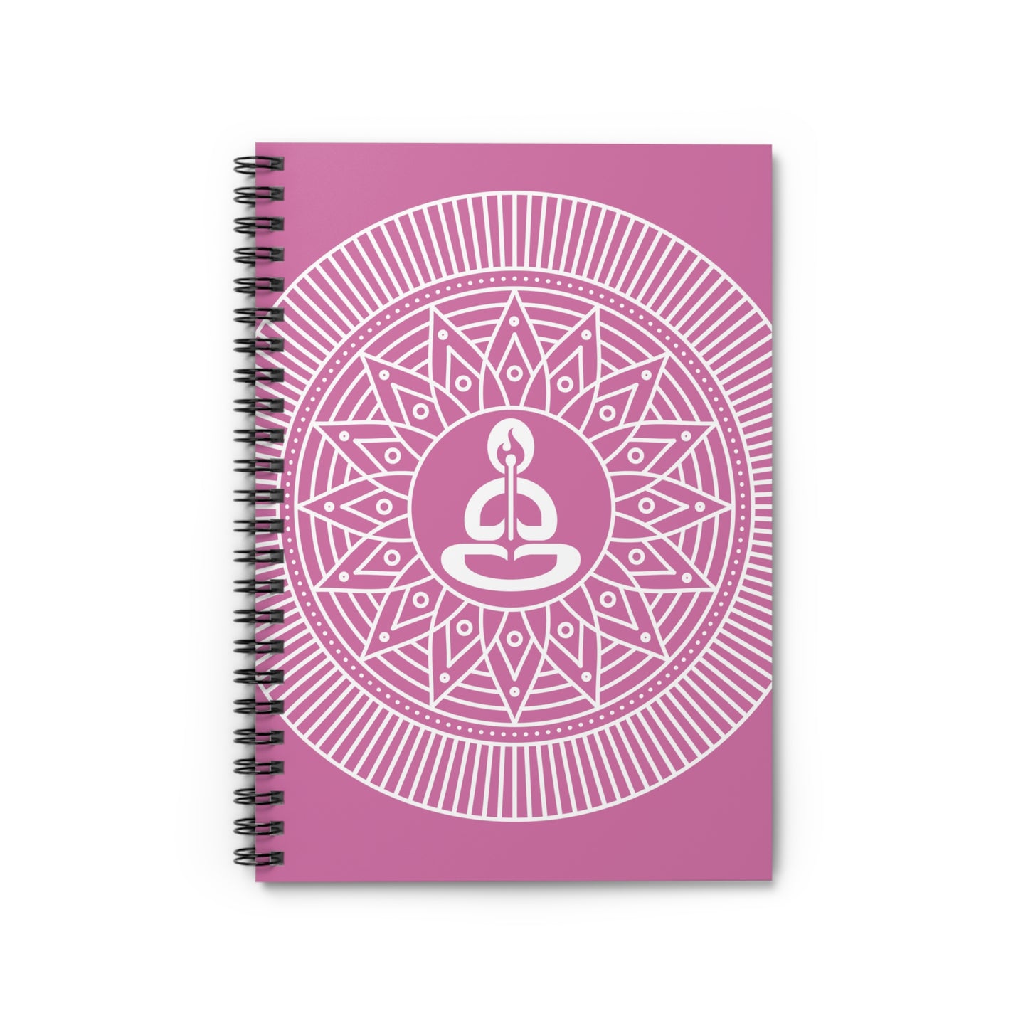 Spiritual Hooligan Mandala Style 1 Spiral Notebook - Ruled Line