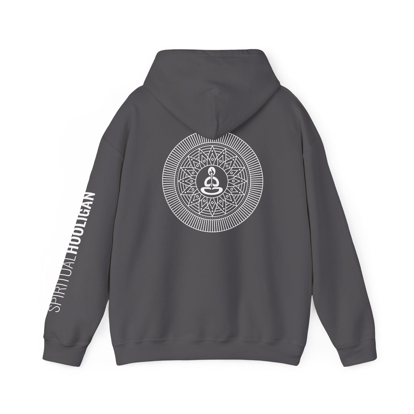 Spiritual Hooligan Left Arm & Back Mandala Heavy Blend™ Hooded Sweatshirt